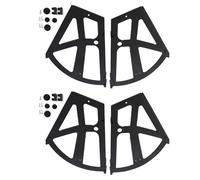 HEEPDD 4 Bisagras para Gabinete de Zapatos, Bisagras para Cajón, Gabinete de Zapatos, Bisagra de Repuesto, Marco de Placa Abatible, Accesorio para Estante Giratorio para Muebles del Hogar 4 para de