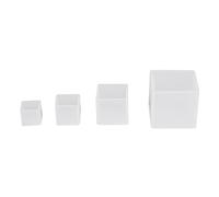 HEEPDD 4 Conjuntos Herramientas de Moldeo de Resina de Silicona Cuadrada, Molde de Fundición de Resina para Joyas de Manualidades de Bricolaje con un Alto Efecto de Espejo Material