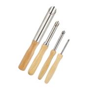 HEEPDD 4 Cortadores de Agujeros de Arcilla, Herramienta para Perforar, Raspar, Marcar, 4 Tamaños para Artistas y Bricolaje Cortadores de Agujeros de Arcilla, de Madera, Herramientas Industriales de