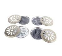 HEEPDD 4 Uds Soporte para Bobina de Mosquitos Caja de Incienso de Mosquitos de Acero Inoxidable Portátil Quemador de Incienso Ignífugo con Dientes de Uñas de Apoyo y Tapa Hueca (Plata)