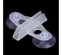 HEEPDD 40 Soportes de Ventosa para Peces de PVC, Clamp/Holder Divisor, Aislamiento de Cría con Diámetro de Succión de 2,8 Cm para Vidrio de 5-6 Mm 40 Soportes de Ventosa para Peces de PVC,