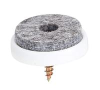 HEEPDD 50 Almohadillas de Fieltro para Muebles, Protectores Antideslizantes para Pies de Muebles para Pisos de Madera, con Clavos de Acero Inoxidable para Mesa, Silla, sofá, Pata de (28mm)