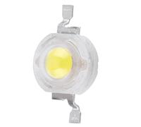 HEEPDD 50 Chips de Cuentas LED de Alta Potencia, Componentes Emisores de Luz de Aluminio, 1 W, Blanco Cálido, 100 Lm, para Reemplazo de Focos (Blanco frío)