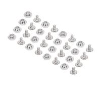 HEEPDD 50 Juegos de Remaches de 8 Mm, Remaches para Artesanías de Cuero, Adecuados para Ropa y Bolsos 50 Juegos de de 8 Mm, Encuadernación de Metal de Aleación de Zinc Nan Artículos de Cuero (SILVER)