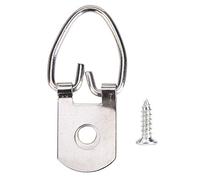 HEEPDD 50 Perchas para Marcos de Fotos, Ganchos de Hierro para Colgar en la Pared con Tornillos para Pinturas, Marcos de Fotos, Espejos, Suministros de Trabajo Artístico, 16 Mm a 53 Mm, (Tipo B)