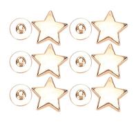 HEEPDD 50 Sets Star Rivets Studs, 14 Mm Cinco Remaches de Estrellas Puntiagudos Tachuelas de Tachuelas de y Espigas para Bolsas de Ropa de Cuero Cabricadura de Cuello para Perros Nan (Dorado)