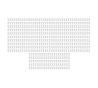 HEEPDD 500 Juegos de Remaches de Cuero, Remaches de Doble Tapa de 10x6 Mm Pernos de Metal Tubulares Remaches de Cúpula de Acero Inoxidable para Artesanía de Cuero Ropa Zapatos Bolsas