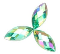 HEEPDD 500 Piezas de Rianas de los Ojos del Caballo, 7 X 15 Mm ab Colorido Espalda de Espalda Acrílica Piedra de Acrílico para Decoraciones de Fiesta Ropa Accesorios de Vestidos de Novia Nan