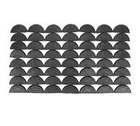 HEEPDD 56 Protectores de Talón de Zapatos, Placas de Goma Antideslizantes para Reparación de Zapatos, con Material Duradero para Cortar para Adaptarse a Diferentes Tamaños de