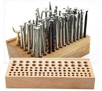 HEEPDD 98 Agujeros de Goma de Madera Integrada Material de Cuero DIY Herramienta de Cuero Artesanía Herramientas de Cuero Soporte de Cuero Artesanía Estampación Herramientas de Perforación Accesorios
