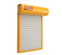 HEEPDD Abridor Automático de Puerta para Gallinero, Alimentado por Batería con Temporizador, Metal y Plástico para Pollos y Patos de 14,6x9,7 Pulgadas (Yellow)