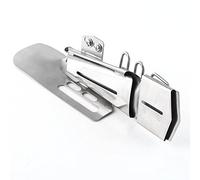 HEEPDD Accesorio para Máquina de Coser Industrial Construcción Metálica 4 Opciones de Tamaño para Encuadernación con Cinta Al Bies en Bordes de Prendas para Máquinas de Bloqueo (1-7/8"-3/4")