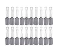 HEEPDD Accesorios de Reemplazo de Pincel de Carbono de 20 Piezas, Máquina de Coser de Coser de Acero Inoxidable Nan Compatible con Cepillo de Carbono