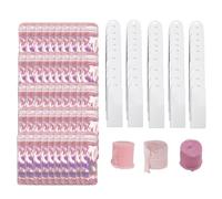 HEEPDD ACRYLIC Bookmark en, Marcadores Acrílicos Transparentes 50 Bolsas Roseate 3 Cintas con Elegantes Cintas Rosadas para Manualidades Bedding Birthday Diy
