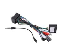 HEEPDD Adaptador de Arnés de Audio para Automóvil de 16 Pines, Caja de Bus CAN Plug and Play para Host Conector de Metal de Caucho ABS de 16 Pines Se Adapta Al de Audio Diario Malibu Regal Cruze AVEO