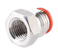 HEEPDD Adaptador de Barril, Acoplador de Cerveza de Acero Inoxidable con Conexión Rápida para de Elaboración Casera y Refrescos