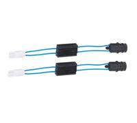 HEEPDD Adaptador de Cancelación de Advertencia LED T10 de 2 Piezas, ABS de, Antiparpadeo, Plug and Play, para Vehículos Europeos