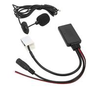 HEEPDD Adaptador de Música Aux Cable Fit para C2 C3 C4 C5 C6, Receptor Negro, para VDOFOR RD4 (con micrófono)