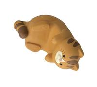 HEEPDD Adorno de Gato, Soporte de Teléfono de Escritorio de Gato de Resina para Decoración del Hogar y Adorno de de Jardín, Estatuilla de Linda, Decoración del Hogar Nan Sintética (Ocelote)