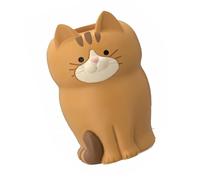 HEEPDD Adorno de Gato, Soporte de Teléfono de Escritorio de Gato de Resina para Decoración del Hogar y Adorno de de Jardín, Estatuilla de Linda, Decoración del Hogar Nan Sintética (Ocelote