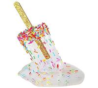 HEEPDD Adorno de Paletas Derretidas, Estatua de Helado de Resina con Efecto de Brillo Húmedo, Escultura de Caramelo Hecha a Mano para Decoración del Hogar, Centro de Mesa, Regalo para (#2)