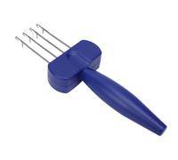 HEEPDD Agujas de Ganchillo de Metal de Acero Inoxidable para Principiantes e Hilo de Ganchillo Agujas de de Metal de Acero Inoxidable Ergonómicas para un Cómodo Gancho de Pestillo para Manos (4