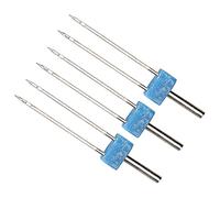 HEEPDD Alfileres de Aguja Estirados Costura Fina de 2 Mm para Máquinas de Coser y Proyectos de Sastrería Kit de Aguja Doble de Acero Inoxidable de 3 Piezas Doble Nan Bordado de Costura (