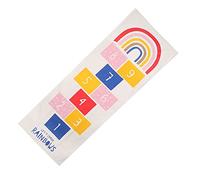 HEEPDD Alfombra de Juego Rayuela, Alfombra Educativa para Aprendizaje Activo y Coordinación, 78,7 X 29,1 Pulgadas, Ideal para Jóvenes Estudiantes en Dormitorios, Salas de Juegos, Aulas, Espaciosa