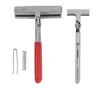 HEEPDD Alicates para Estirar Lienzos, Herramienta de Estiramiento Profesional de Aleación de Aluminio Resistente con Dientes Apretados Profundos para Artistas, Artesanos, Enmarcados e