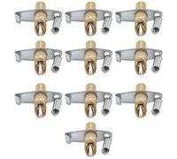 HEEPDD Alimentador Automático de Bebedor de Pezones, Cobre Plástico de Acero Inoxidable Bebedor de Pezón para Conejos Conejillos de Indias Hurones Nan