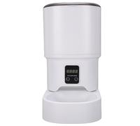 HEEPDD Alimentador de Mascotas Automático Inteligente, Dispensador de Agua de Alimentador de Gatos Multifuncional de Gran Capacidad con Control de Aplicaciones WiFi para Dueños de