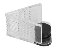 HEEPDD Alimentadores Automáticos Alimentador de Pescado Acrílico, Cono de Acuario Magnético Alimentador Rojo V de Camarones para Pescado Nan