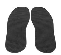 HEEPDD Almohadilla Protectora de Suela, Agarre Completo de Goma para Zapatos, Antideslizante, Suave, Ultrafino, Protector de Suela para Zapatos de Cuero, Goma y Tela, Protección de (BLACK)