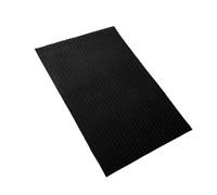 HEEPDD Almohadillas para la Suela de Zapatillas de Tendón de Carne Duradera para la Reparación de Zapatos, Accesorio Antislip Cortado a Tamaño, 58cmx38cmx2.2 Mm (BLACK)