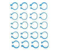 HEEPDD Anillo para Patas de Aves de Corral, Bandas de Plástico para Patas de Pollos y Patos, Fácil Aplicación para Identificación y Cría, 20 Mm de Ancho, Ideal para el Manejo de Aves de Corral (16mm)