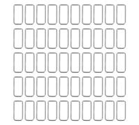 HEEPDD Anillos de Hebilla, Amplia Gama de Aplicaciones Anillos de Metal con Forma Rectangular Excelente Material para Hacer Carteras Cinturones, Mochilas, Bolsos Y Maletas[3x38x15mm] Hebillas