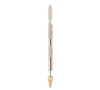 HEEPDD Aplicador de Tinte para Bordes de Cuero, Bolígrafo con Rodillo de Cobre de Doble Cabezal for Teñido y Acabado de Bordes de Cuero
