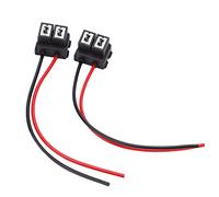 HEEPDD Arnés de Cableado de Conector Femenino LED con Enchufe Hembra en ángulo de Cerámica para la Instalación de la Bombilla, 2 Piezas H7 4 Arnés para la Instalación de la Bombilla, 2 Piezas H7 4