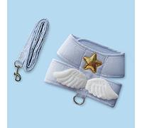 HEEPDD Arnés de Gato Ajustable Correa, a Prueba de Ruptura Alas de ángel sin Altavoces Aliviadas Alas de Chaleco para Caminatas Diarias para Trotar Nan (XL (2,5-4 kg / 5,5-8,8 Libras))