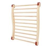 HEEPDD Backrest de Sauna, Accesorios de Sauna, Diseño de Madera en Forma de S, Soporte de Retroceso para Respaldo de Sauna Infrarroja y Respaldo de Sauna de Barril, Diseño Ergonómico