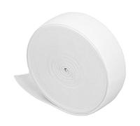 HEEPDD Banda Elástica Gruesa, Material de Goma, Elástico Plano Blanco de 10 Yardas para Ropa, Pantalones de Bricolaje, Faldas, Accesorios de Ropa Artesanales