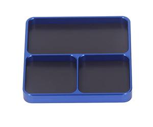 HEEPDD Bandeja Magnética de Aluminio para Organización de Tornillos, 13.8x11x2cm, Antideslizante, Limpieza Fácil, para Hogar, Oficina y Escuela