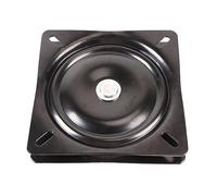 HEEPDD Base de Silla Giratoria, Plato Giratorio Reversible Automático de Acero de Alta Resistencia de 7 Pulgadas con Bolas de Rodillo para Taburetes de Bar, Hogar, Restaurante, Sillas