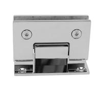 HEEPDD Bisagra de Puerta de Vidrio de 90 Grados Bisagra de Puerta de Ducha sin Marco de Acero Inoxidable para Vidrio de 8 Mm a 12 Mm con Cierre Automático de Pared a para Cuarto de Baño y Ducha