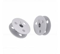 HEEPDD Bobina de Aluminio, 2 Piezas, 4 Orificios, Mecanizada CNC para Costura Industrial de Alta Velocidad, Rotación Suave, Garantiza una Tensión de Hilo Estable, Gran Capacidad, Sostiene un 30 por