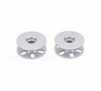 HEEPDD Bobinas de Coser de Aluminio de 26 Mm, 2 Piezas de Repuesto de Bobina de 6 Orificios de Alta Velocidad para Durkopp 1767 767 867 887 para Tapicería, Cuero, Lona, costura Industrial