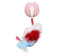HEEPDD Bola de Juguete de Gato Interactiva, Juguete Smart de Movimiento Inteligente Recargable para Gatos Interiores con Múltiples Modos de Juego (Pink)