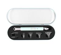 HEEPDD Bolígrafos Luminosos de Arte con Diamantes, Bolígrafo de Pintura con Apliques de Punto de Cruz Recargable por USB con Caja de Almacenamiento y Cabezal (Caja de bolígrafo perforador con puntos)