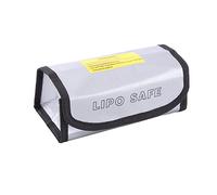 HEEPDD Bolsa de Batería Bolsa de Protección de Carga de Batería de Fibra de Vidrio Ignífuga 7,3 X 2,9 X 2,4 Pulgadas Cierre de Gancho y Bucle para Aficionados a RC Almacenamiento en el Taller en el