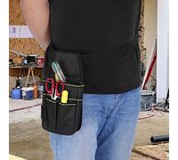 HEEPDD Bolsa de Herramientas Ajustable, Bolsa de Almacenamiento de Hardware de 11 Pulgadas, Tela Oxford para Accesorio de Cinturón de Mantenimiento de Electricista y Jardinero
